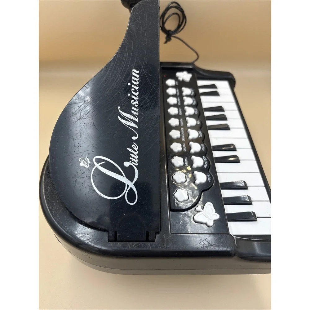 BAOLI Little Musician 24 Key Toy Grand Piano Keyboard w/ Mic Tested Scratched